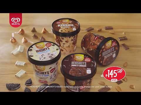 Your Favorite Hershey's Chocolates in Selecta Ice Cream!