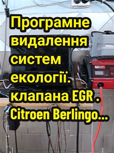 Відшиваємо EGR Citroen Berlingo. #egr off #прошивка ecu