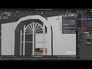 How to Model an Arch for a Door in Blender?