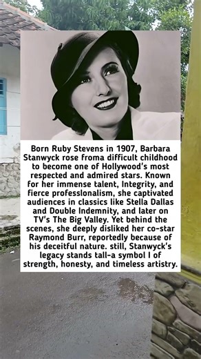 From Orphan to Hollywood Legend; The Rise of Barbara Stanwyck??!!!!