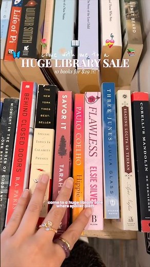let’s go to a library sale!! 💘📚 this used book haul was UNREAL #booktube #bookshopping #bookhaul