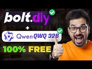 Bolt.DIY + Qwen QwQ-32B : Develop a Full-stack Apps with FREE AI Coder Without Writing ANY Code