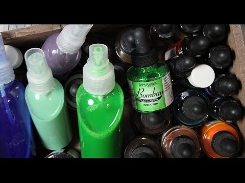 DIY Homemade India Ink Spray