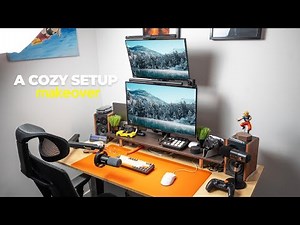 The Ergonomic & Cozy Desk Setup for a Small Room | Desk Upgrades