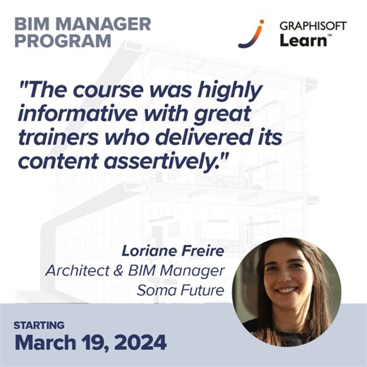 Rave reviews from those who've been there! Experience the value of our BIM Manager training yourself—it's not only incredibly effective in boosting workplace efficiency but also highly educational. Don't miss out on the chance to propel your career forward. Secure your spot today! 🚀 https://bit.ly/3uBq3G1 #GraphisoftLEARN #BIMManagerProgram #Archicad | Archicad by Graphisoft