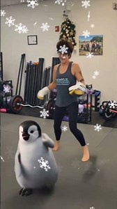 A guest from the North Pole came to teach Happy Feet dance 😆