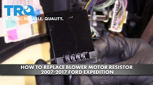 How To Replace Blower Motor Resistor 2007-17 Ford Expedition