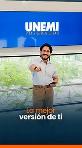 🚀 ¡No es solo estudiar, es convertirte en tu mejor versión! En UNEMI Posgrados, transformamos tu esfuerzo en crecimiento profesional real con maestrías 100% online y obtención de tu título de cuarto nivel. 🎓✨ 📌 Mira el video y conoce el portafolio de maestrías disponibles. #UNEMIPosgrados #MaestríasOnline #TítuloDeCuartoNivel #EducaciónSuperior #TuMejorVersión | UNEMI - Universidad Estatal de Milagro