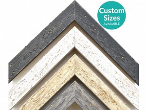 Distressed Wood Picture Frame 1" – Rustic Primitive Style for Farmhouse & Country Decor, Custom Frame in Neutral Earth Tones - Etsy