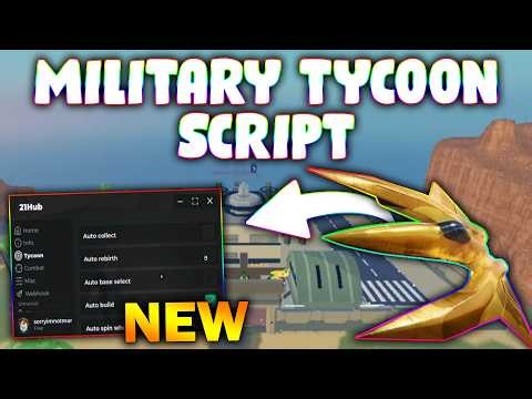 *NEW* Military Tycoon Script (PASTEBIN 2026) (AUTOFARM, AUTO BUILD, INFINITE MONEY, KILLAURA)