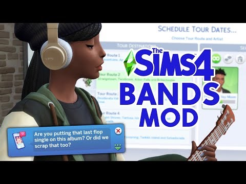 Bands are back in The Sims 4 with the World Tour Mod!