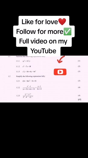 Grade 10 Mathematics Revision: Exponents, Laws of Exponents | Joyt Academy