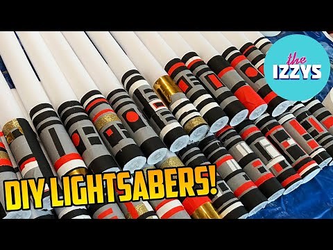 Making DIY Lightsabers!