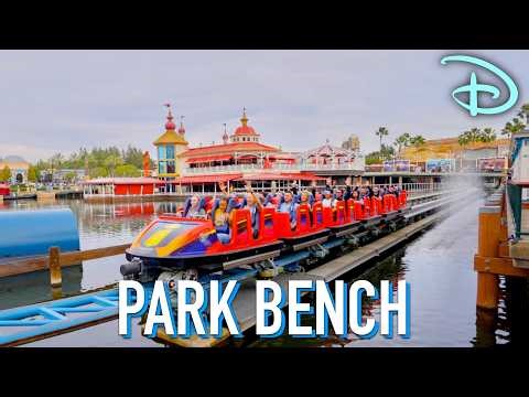 PARK BENCH: Incredicoaster LAUNCH at Disney California Adventure Park