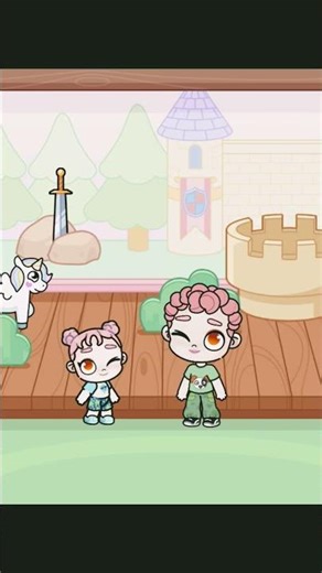 Dolly and Ruby play outside