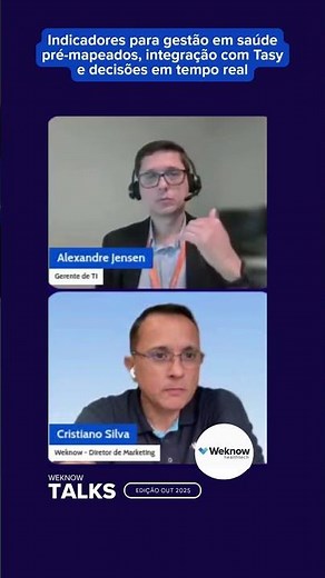 Integração com ERP e indicadores mapeados para a gestão em saúde