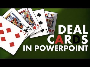 Random Playing Cards in PowerPoint