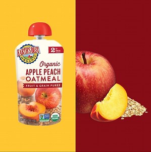 Earth’s Best Organic® Baby Food Pouches are made for all ages and stages, with yummy flavor combos of pureed fruits, veggies, meat and whole grains! #OrganicLooksLikeThis | Earth's Best | Facebook