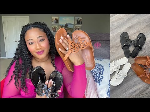 Tory Burch Sandals (Unboxing & Review) Sizing | Try On | Wide Foot Friendly? True 9.5