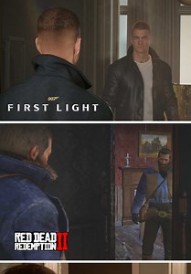 007 First light has great reflections, so I put it against 2 of the very best. 🪞#rdr2 #uncharted4 #007firstlight