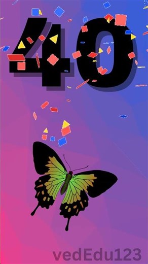 spelling of 40 | Forty | forty |चालीस |kids educational channel |