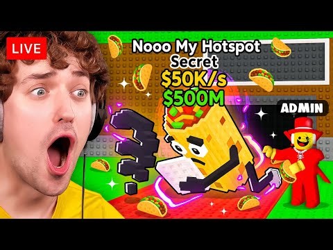 TACO TUESDAY + ADMIN ABUSE In Steal A BRAINROT!