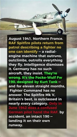 Britain's Best Fighter Just Got Humiliated — And Nobody Knew Why |WW2