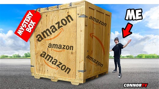 Opening a giant Amazon returns mystery box