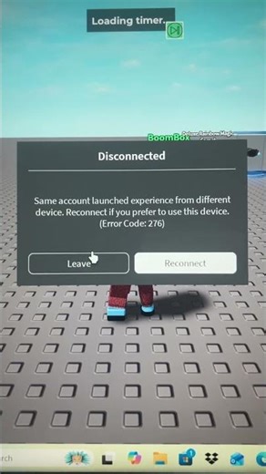 I GOT ERROR CODE 276 😭