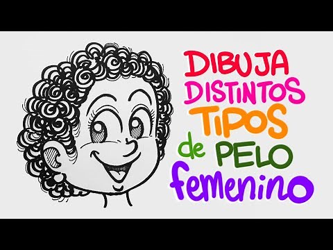 APRENDE A DIBUJAR DISTINTOS TIPOS DE CABELLO FEMENINO
