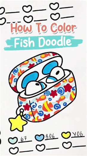 Coloring Cute Fish Patterns: A Step-by-Step Guide