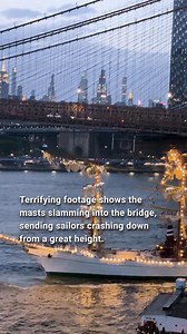 4.8K views · 13 reactions | The young Mexican navy cadets who were on the masts of a tall ship when it collided with the Brooklyn Bridge have been identified.  Read more: https://bit.ly/4kmq3xR | The Advertiser | Facebook