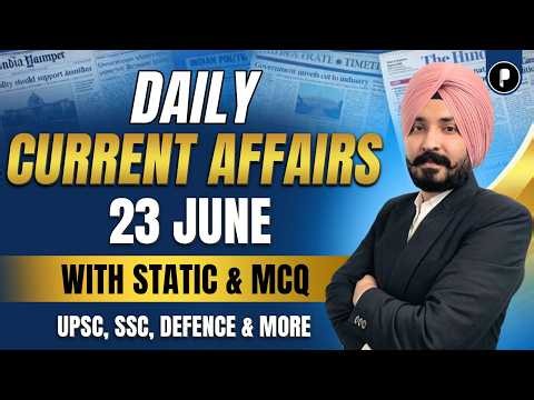 India’s first 3D-Printed Artificial Reef Modules | 23 June Current Affairs 2026