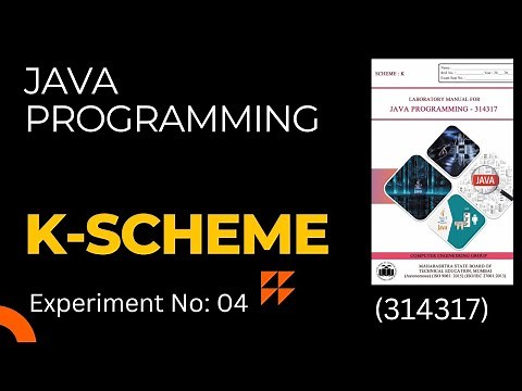JAVA PROGRAMMING msbte PRACTICAL NO: 04 manual || msbte java manual answers ||