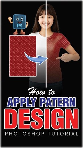 How To Apply Pattern Design to Clothes in Photoshop 💻💻 II Pattern Design In Photoshop #photoshop
