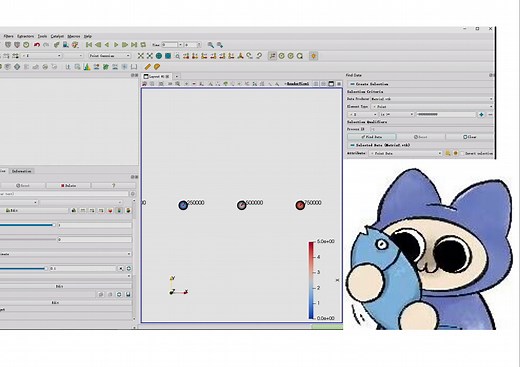 [Paraview] 利用FindData筛选和显示数据，保存矢量图