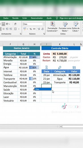 Controle Financeiro com Excel: Aprenda a Gerenciar Seus Gastos