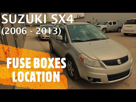 Suzuki SX4 - FUSE BOX LOCATION (2006 - 2013)