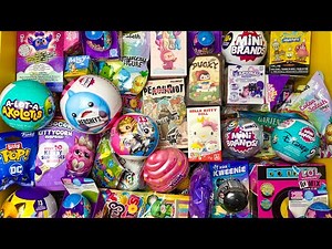 63 Mins of ASMR unboxing Mystery Toys Blind Bags/Blind Boxes No Talking Relaxing Satisfying Sounds