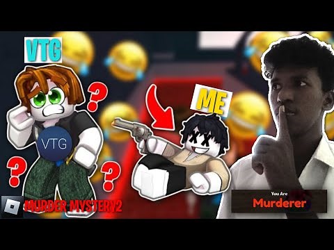 Me and vtg played murder mystery in Roblox 😂#vtg #roblox #murdermystery2 #robloxtrend