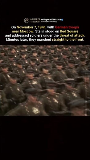 The Speech Stalin Gave Under Fire #shorts