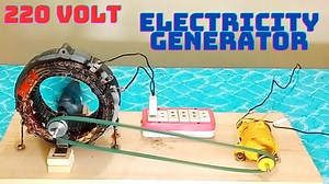 1.8K views · 101 reactions | How To Make 220 Volt Electricity Generator With Electric Car Motor Core | World Invention videos | Facebook