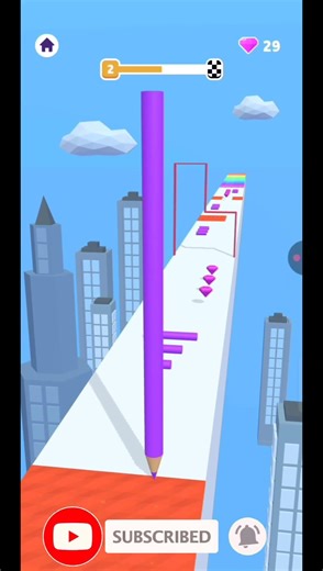 Pencil Run Evolution: From Tiny Crayon to the World’s Longest Pencil! | FORTIFY GAMER