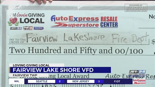 Loving Giving Local: Fairview Lake Shore Fire Department