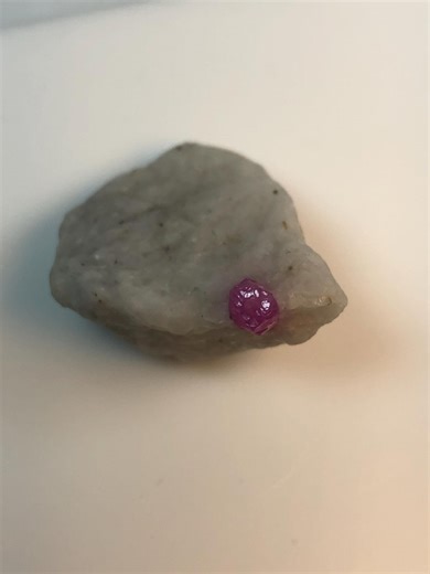 Natural Ruby in Quartz Matrix | Raw Ruby Crystal | Rare Mineral Specimen - Etsy