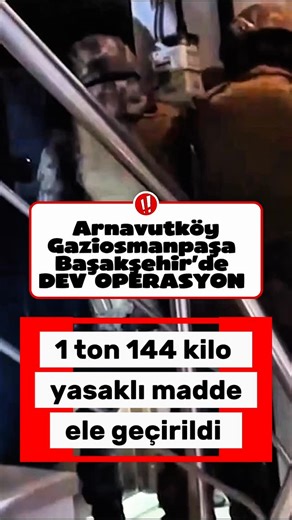 HaberAktivite / Arnavutköy Haber on Instagram: "🚨 İstanbul’da zehir tacirlerine büyük darbe ! İstanbul Emniyeti’nin son 1 ayda yürüttüğü operasyonlarda; 📍 Arnavutköy 📍 Başakşehir 📍 Gaziosmanpaşa başta olmak üzere birçok ilçede **rekor miktarda yasadışı madde ele geçirildi. 🔴 1 ton 144 kilo yasaklı madde 🔴 6 milyon 888 bin adet hap Operasyonlar kapsamında gözaltına alınan 26 şüpheliden 22’si tutuklanarak cezaevine gönderildi. 📌 İstanbul genelinde sürdürülen bu çalışmalarla, gençleri ve top