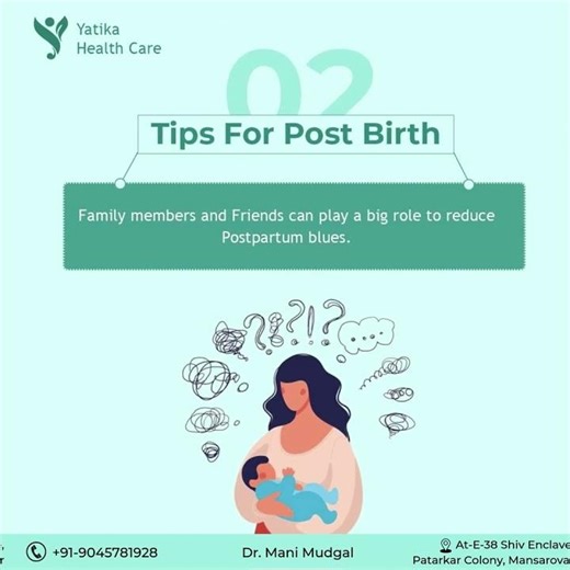Post Birth Care Tips for New Moms | Postpartum Recovery Guidance | Yatika Health Care Clinic Jaipur
