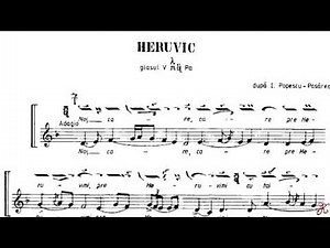 Heruvic glas 5 după I. Popescu-Pasărea, Cântările Sfintei Liturghii
