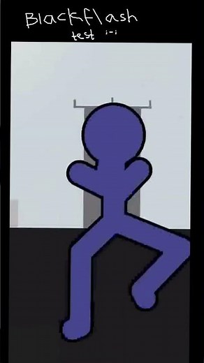 I tried animating BLACKFLASH for the first time. #animation #animationvideo #fighting #pivot