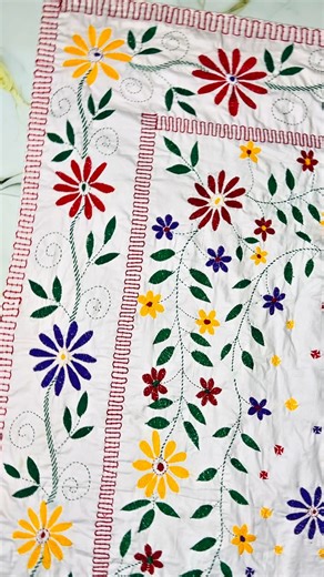 King Size Handmade Nakshi Kantha 🌿 100% Handcrafted Luxury Quilt | Natural Beauty Design ডেসক্রিপশন (Description) এই কিং সাইজ নকশী কাঁথাটি দীর্ঘ সময় ধরে সম্পূর্ণ হাতে তৈরি করা হয়েছে, গ্রামীণ মা-বোনদের দক্ষ হাতে। 💚 উপাদান: উচ্চ মানের প্রাকৃতিক কাপড় 💚 কারুকাজ: 100% হাতের কাজ, সুই-সুতায় একেকটি ডিজাইন 💚 বৈশিষ্ট্য: প্রাকৃতিক সৌন্দর্য, ইউনিক ডিজাইন, আরামদায়ক এবং প্রিমিয়াম 💚 ব্যবহার: বেডকভার, ডেকর, গিফটিং বা বিশেষ উপলক্ষে এক নজরে দেখুন এই হ্যান্ডমেড মাস্টারপিস, যা আপনার বেডরুমকে দেবে এক নতুন